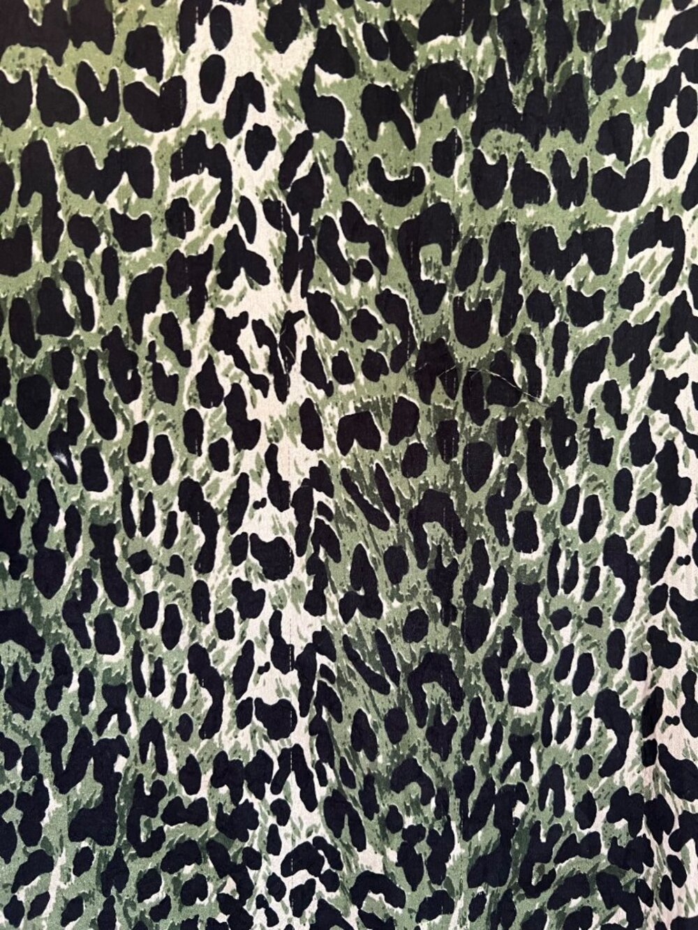 Vintage Jessica Taylor Green Tiger Animal Print Kaftan Dress Muumuu Caftan Maxi - Picture 5 of 9